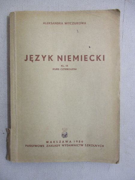 Język niemiecki kl. IX