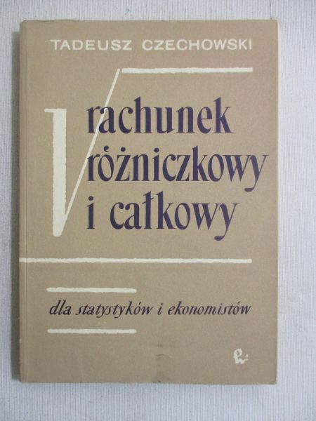Rachunek różniczkowy i całkowity