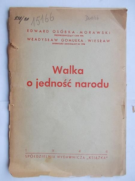 Walka a jedność narodu, 1946 r.