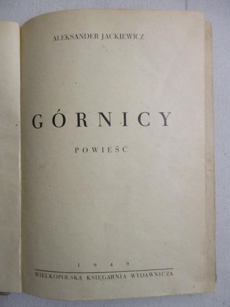 Górnicy, 1949 r.