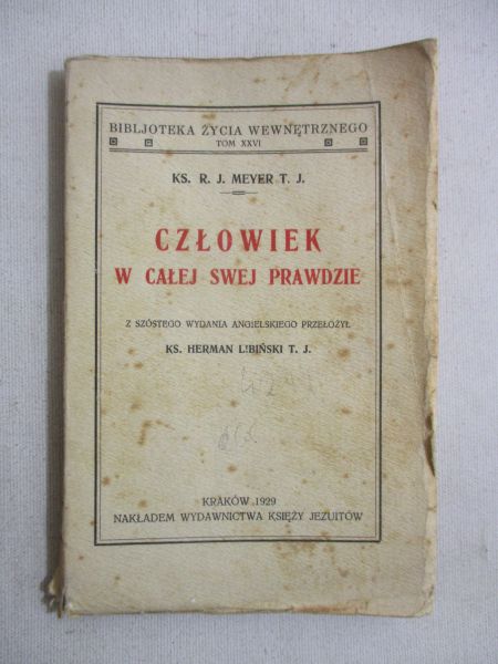 R. J. - Człowiek w całej swej prawdzie, 1929 r.