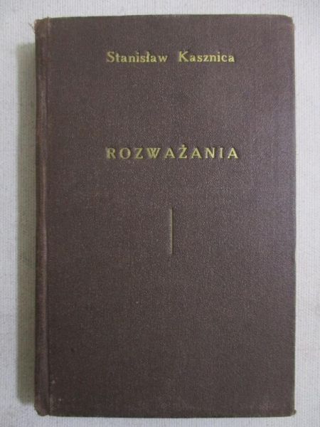 Rozważania, 1935 r.