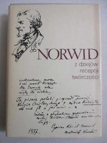 Inglot Mieczysław - Norwid, z dziejów recepcji twórczości