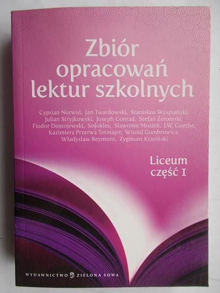 Zbiór opracowań lektur szkolnych