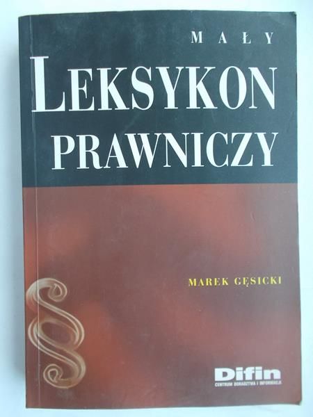 Mały leksykon prawniczy