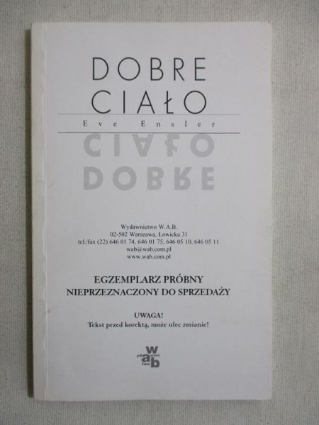 Ensler Eve - Dobre ciało