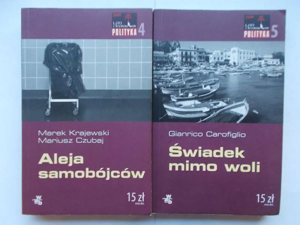 / Carofiglio Gianrico - Aleja samobójców / Świadek mimo woli