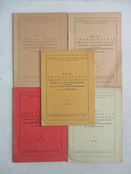 Mała encyklopedia praktyki śledczej 1-5