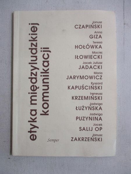 Etyka międzyludzkiej komunikacji