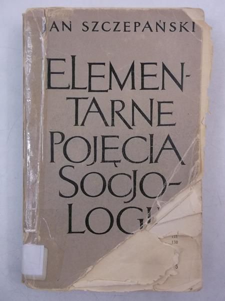 Elementarne pojęcia socjologii