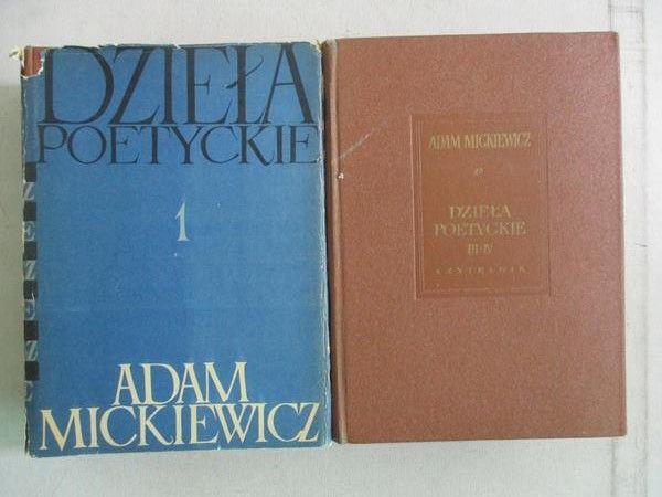 Mickiewicz Adam - Dzieła poetyckie, Tom I-IV