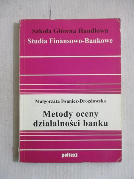 Metody oceny działalności banku