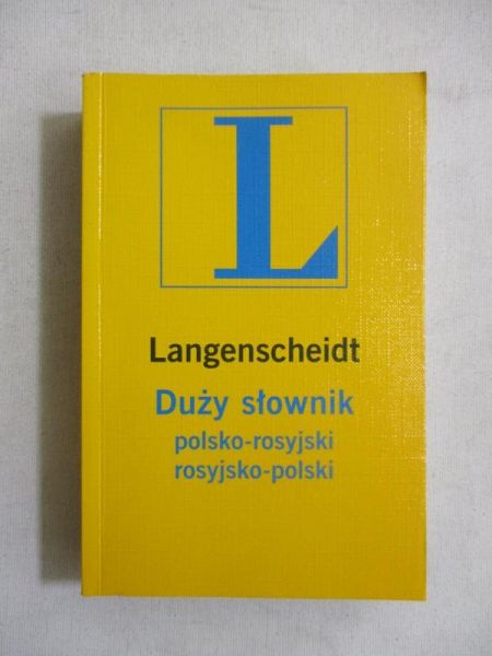 Duży słownik polsko-rosyjski rosyjsko-polski. Langenscheidt
