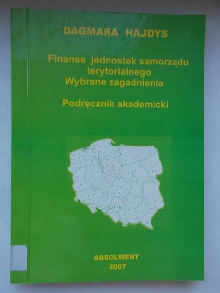 Finanse jednostek samorządu terytorialnego