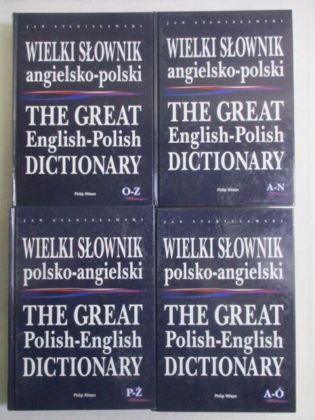 Wielki słownik polsko-angielski, angielsko-polski, IV tomy