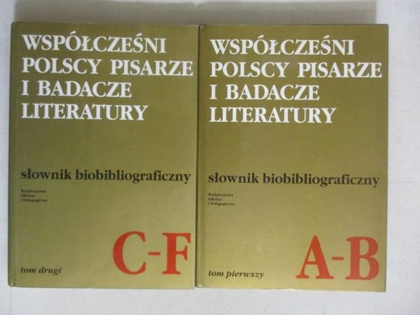 Współcześni polscy pisarze i badacze kultury, T. I-II