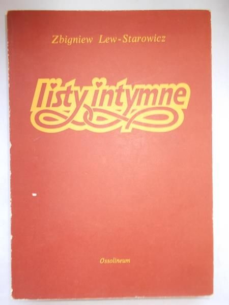 Lew-Starowicz Zbigniew - Listy intymne