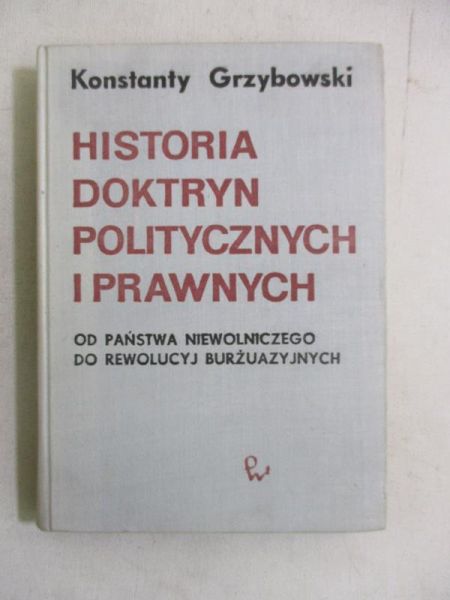 Historia doktryn politycznych i prawnych