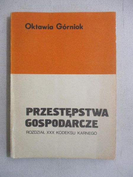 Przestępstwa gospodarcze