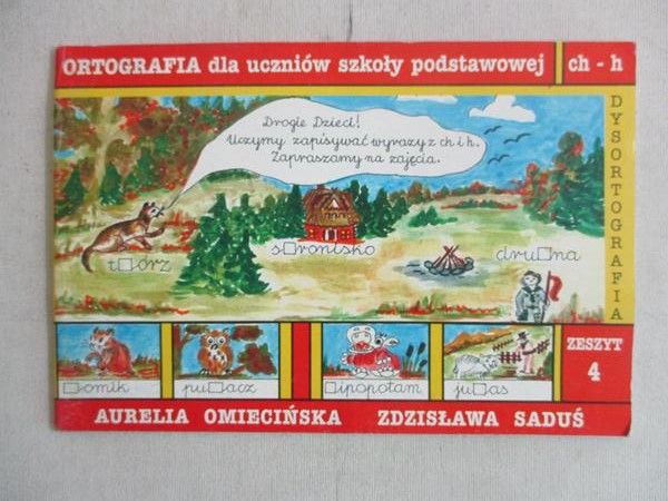 Ortografia dla uczniów szkoły podstawowej, Zeszyt 4 ch-h