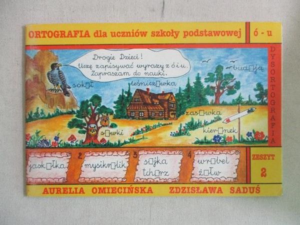 Ortografia dla uczniów szkoły podstawowej, Zeszyt 2 ó-u