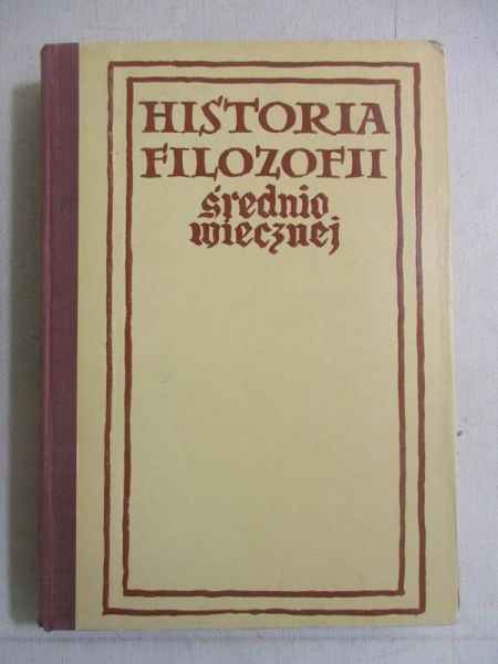 Historia filozofii średniowiecznej