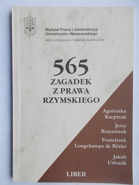 565 zagadek z prawa rzymskiego