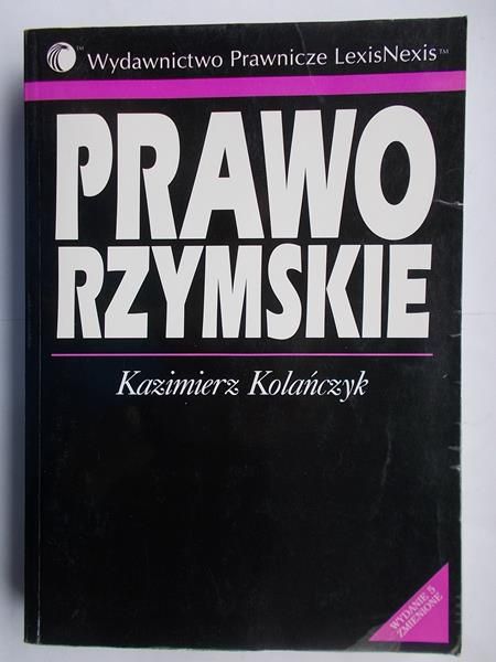 Kolańczyk Kazimierz - Prawo rzymskie