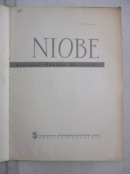 Gałczyński Konstanty - Niobe