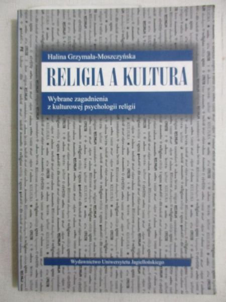Moszczyńska Halina - Religia a kultura
