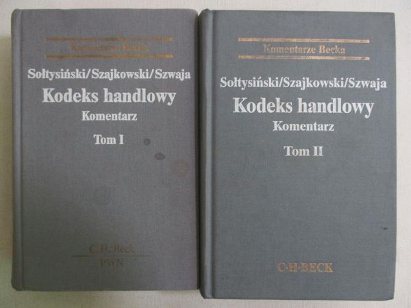Kodeks handlowy. Komentarz, Tom I - II