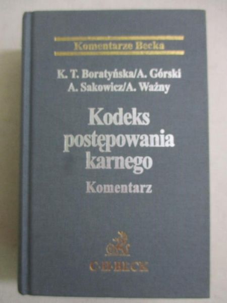 Kodeks postępowania karnego. Komentarz