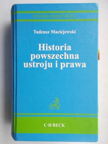 Historia powszechna ustroju i prawa