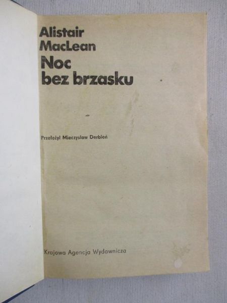 MacLean Alistair - Noc bez brzasku