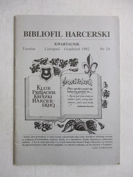 Koryl Janusz - Bibliofil harcerski. Kwartalnik listopad- grudzień 1992