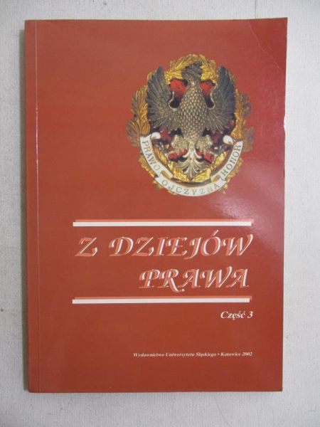 Z dziejów prawa, część 3