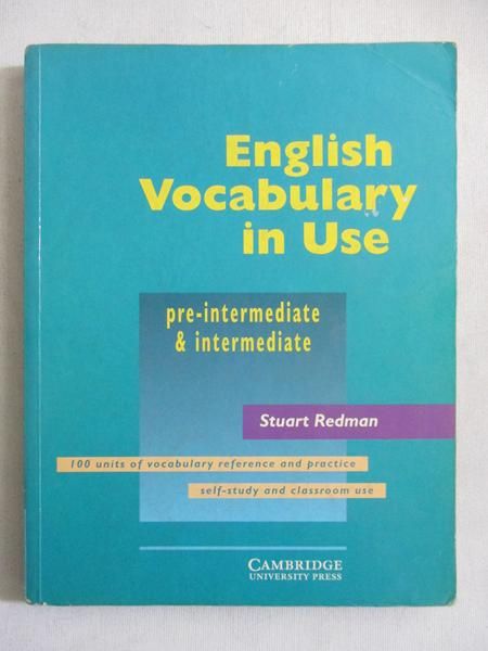 English Vocabulary in Use. Pre-Intermediate & Intermediate