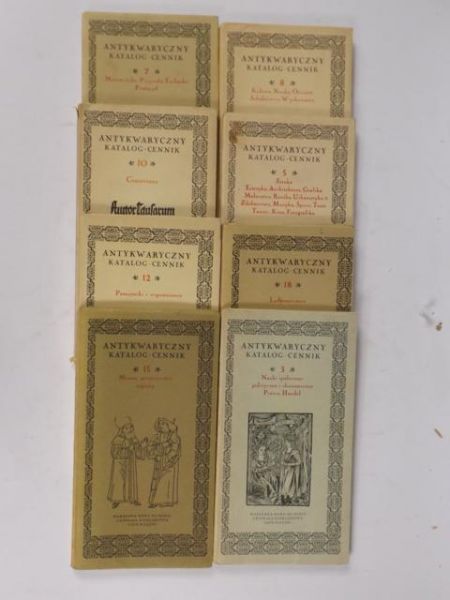 Antykwaryczny katalog - cennik, 8 części