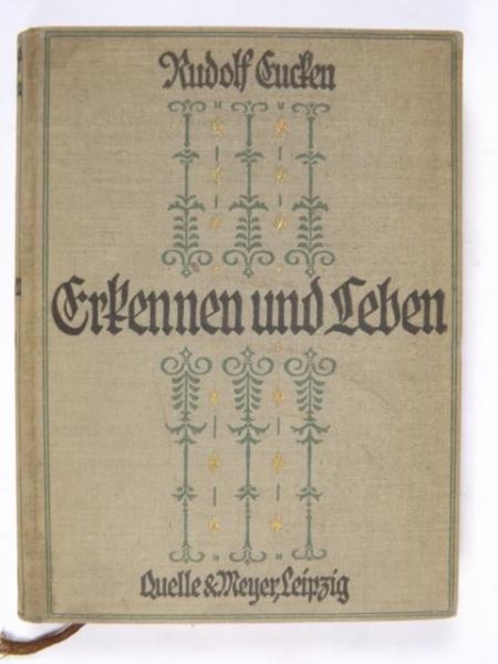 Erkennen und Leben, 1912 r.