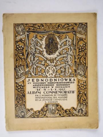 Jednodniówka ku uczczeniu Międzynarodowego Akademickiego Kongresu Misyjnego w Poznaniu, 1927 r.