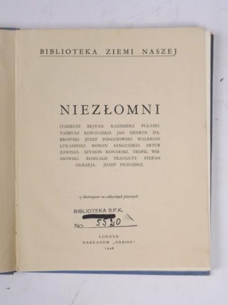 Niezłomni, 1946 r.