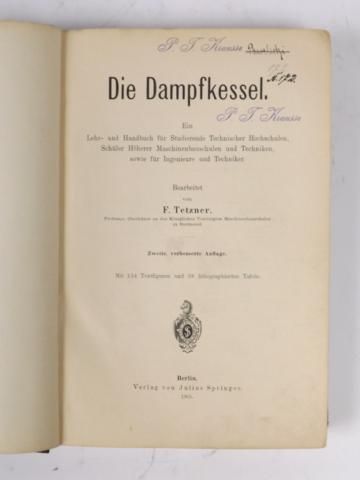 Die Dampfkessel, 1905 r.