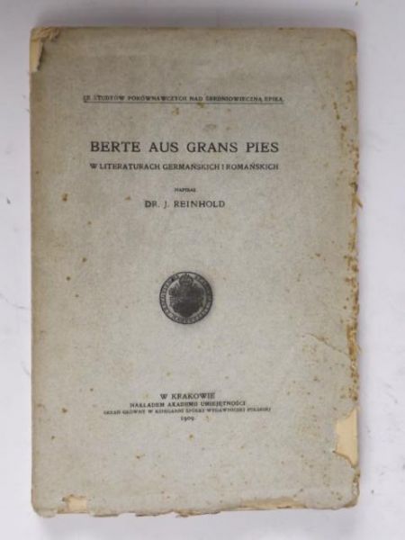 Berte aus Grans Pies, 1909 r.