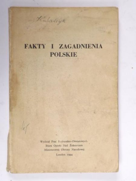 Fakty i zagadnienia polskie, 1944 r.