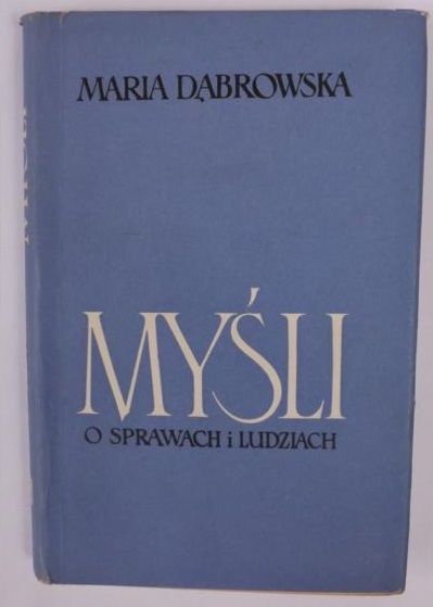 Myśli o sprawach i ludziach