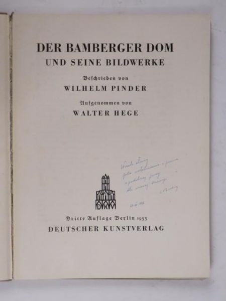 Der Bamberger Dom und seine Bildwerke, 1935 r.
