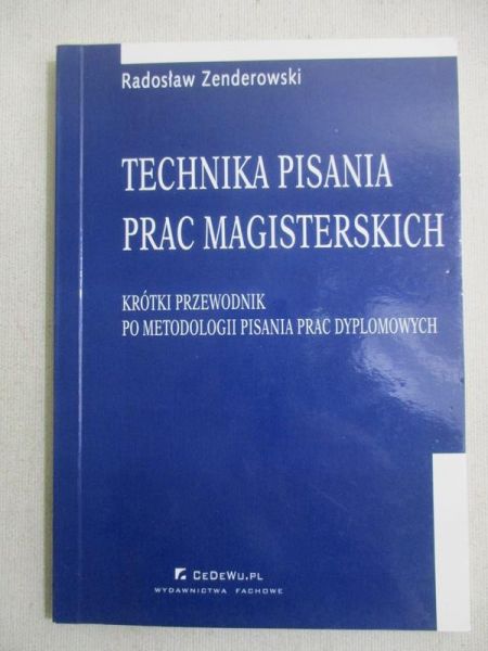 Technika pisania prac magisterskich