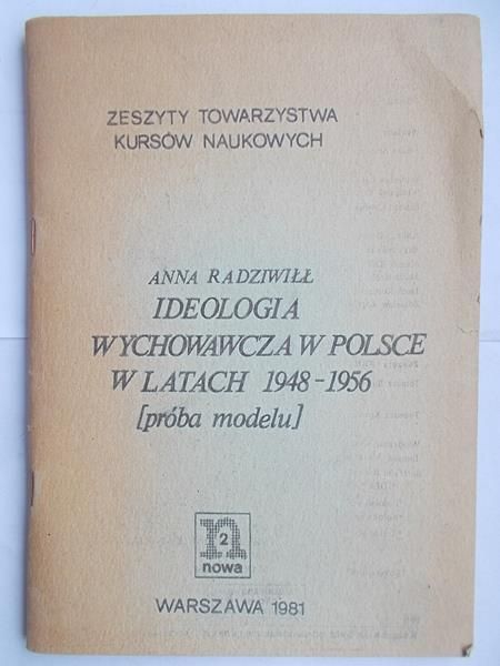 Ideologia wychowawcza w Polsce w latach 1948 – 1956