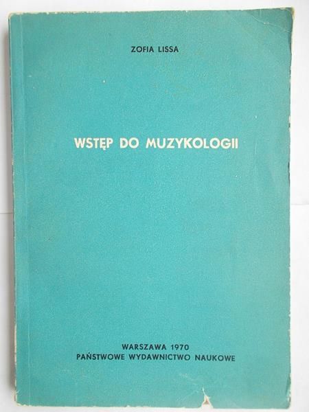 Wstęp do muzykologii