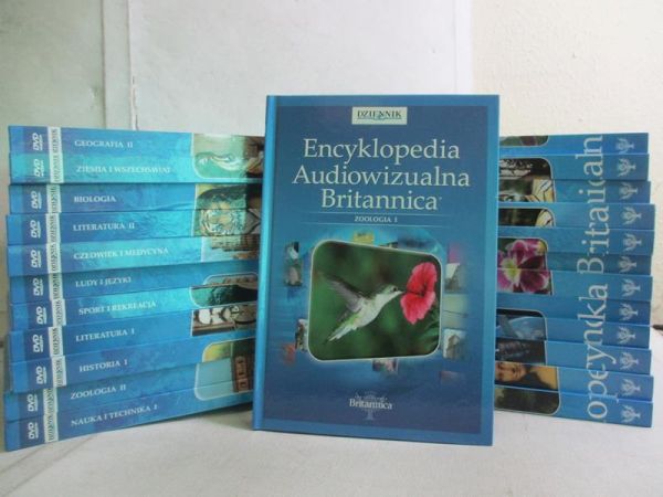 Encyklopedia Audiowizualna Britannica, 24 tomy + DVD